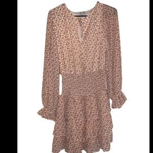 She + Sky Long Sleeved Ruffled Dress